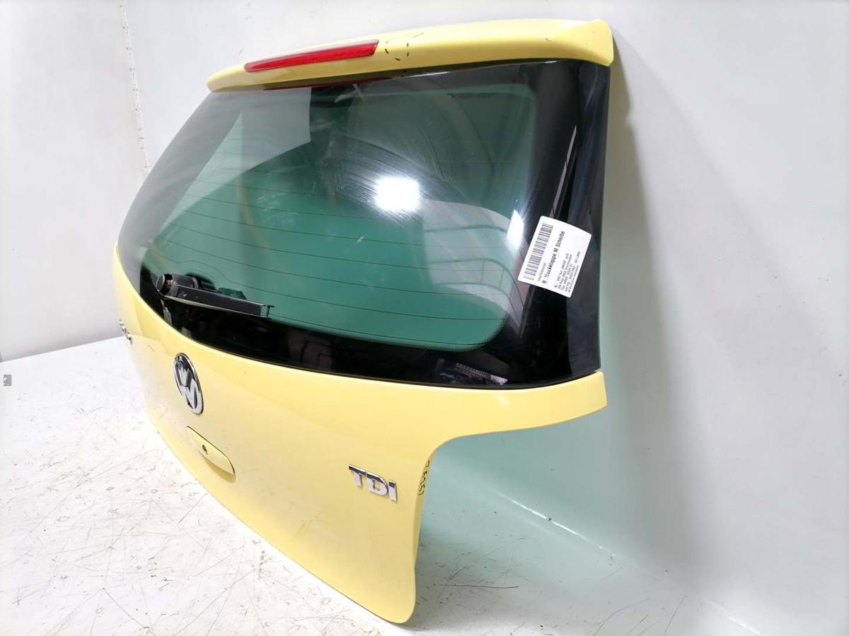 VW Polo 9N3 Bj.2007 original Heckklappe mit Heckscheibe LB1B Sunflower Yellow